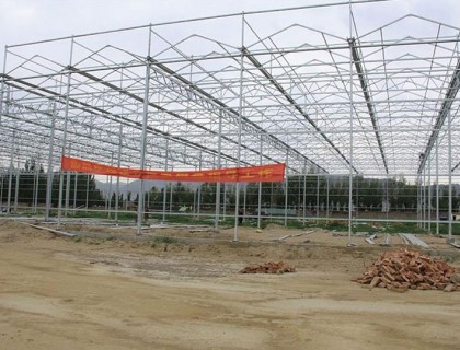Venlo type sunshine panel greenhouse of Zhengzhou, Henan